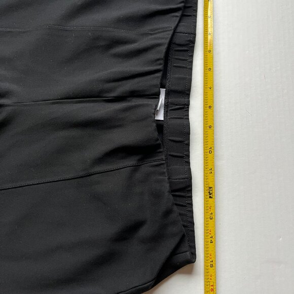 J.Jill Smoothing Sz L Ponte Black Leggings Elastic Waist Pull‎ On Stretch Ankle - Picture 6 of 10